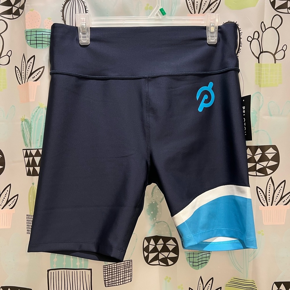 NWT Peloton Push Your Boundaries High-Rise Colorblock Bike Short
